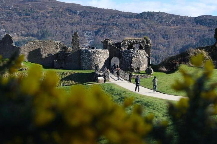 a castle on top of a mountain