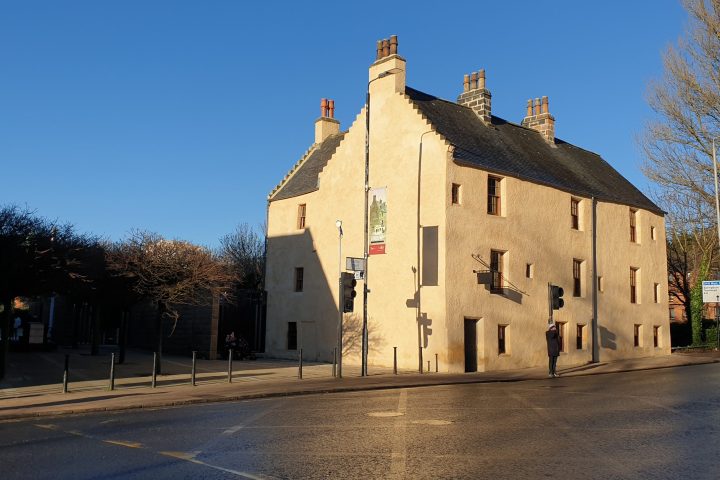 a castle on top of a building