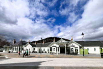 a sign on the side of a road